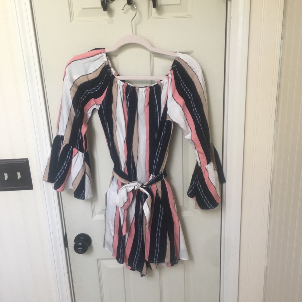 & Merci Dress off the shoulder romper